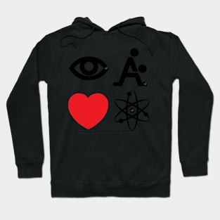 I Fking Love Science by Tai's Tees Hoodie